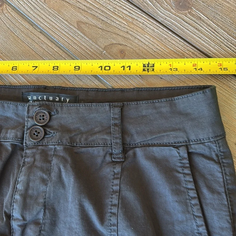 Sanctuary Rebel Crop Cargo Pants - Black, S 27 - Picture 5 of 11